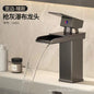 E-commerce Cross-border LED Light Waterfall Faucet Basin Wash Basin Table Basin Table Basin Home Hot And Cold Faucet