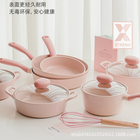 Neoflam Korea Imported Sherbet Cookware Set Ceramic Frying Pan Non-stick Pan Household Frying Pan Egg Pan