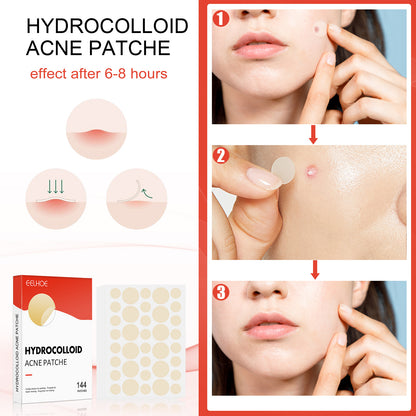 EELHOE Hydrocolloid Acne Patch Invisible Makeup Closed Acne Patch Cleansing Acne Waterproof Breathable Acne Muscle Repair Patch