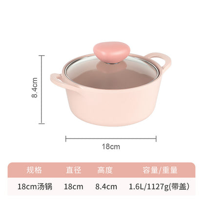 Neoflam Korea Imported Sherbet Cookware Set Ceramic Frying Pan Non-stick Pan Household Frying Pan Egg Pan